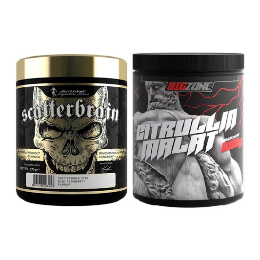 Trainings-Set: Kevin Levrone Scatterbrain + Big Zone Citrullin Malat – alle enthaltenen Artikel