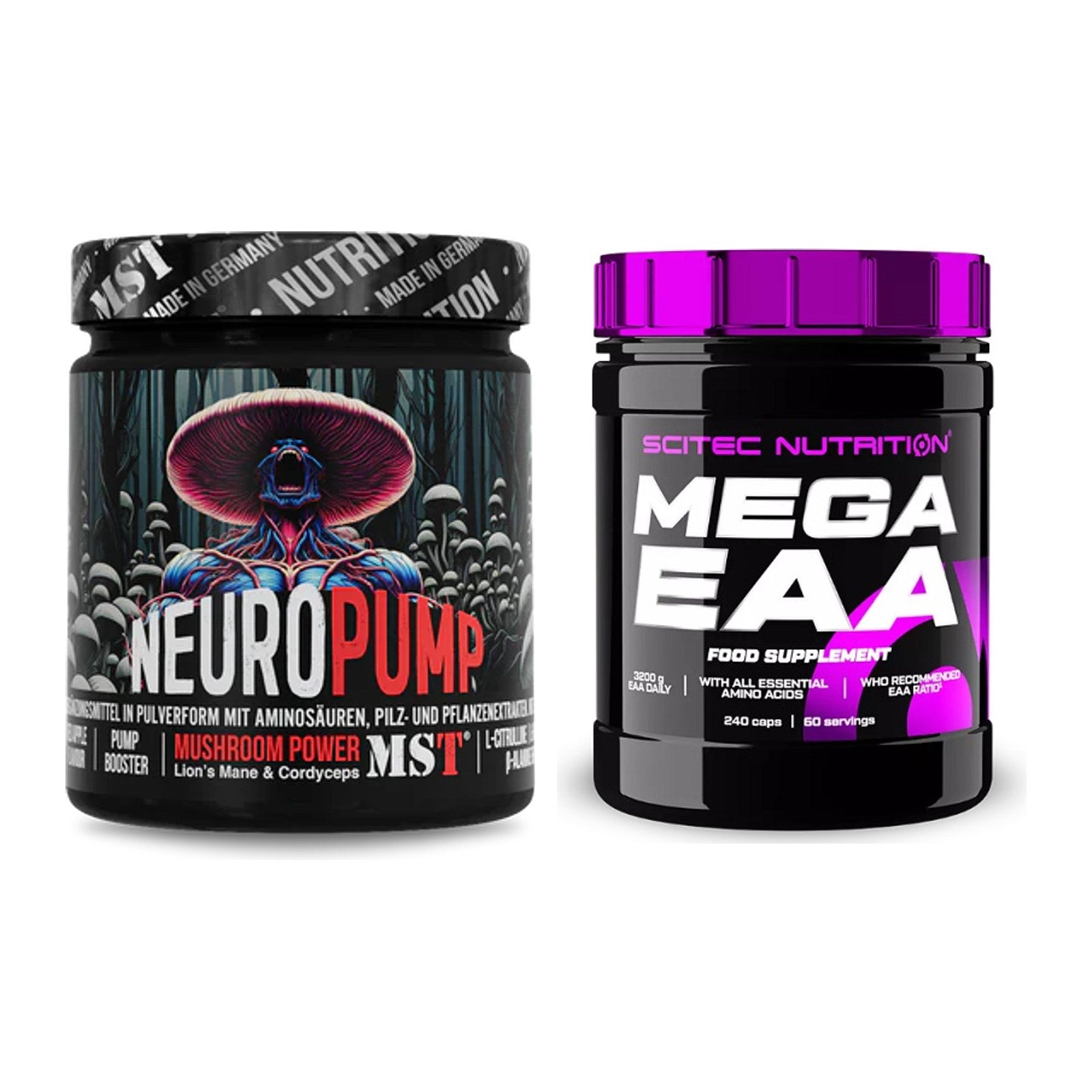 Trainings-Set: MST NeuroPump + Scitec Mega EAA – alle enthaltenen Artikel