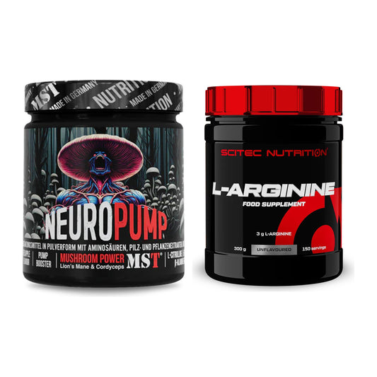 Trainings-Set: MST NeuroPump + Scitec Arginin – alle enthaltenen Artikel