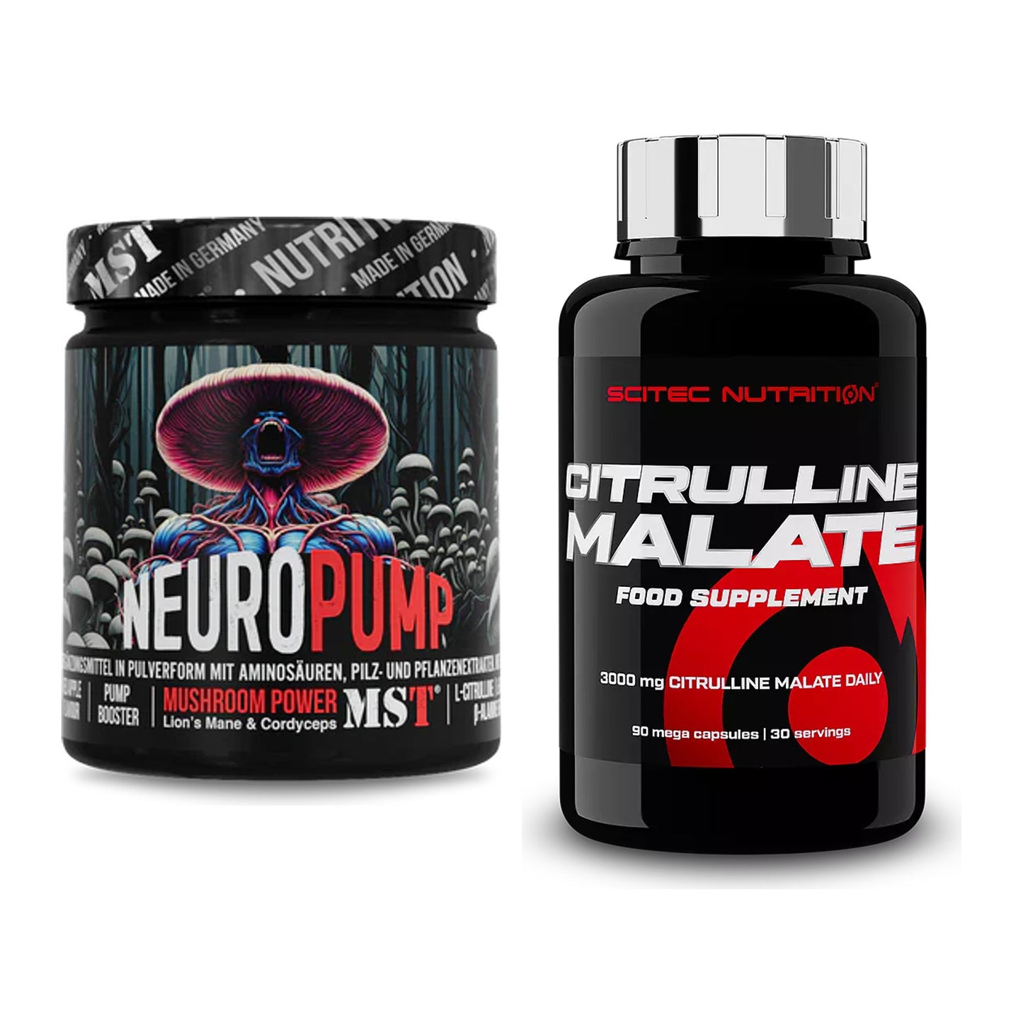 Trainings-Set: MST NeuroPump + Scitec Citrulline Malate – alle enthaltenen Artikel
