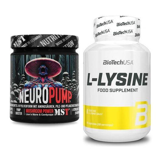 Trainings-Set: MST NeuroPump 270g (Red Apple) + BioTech L-Lysine – alle enthaltenen Artikel