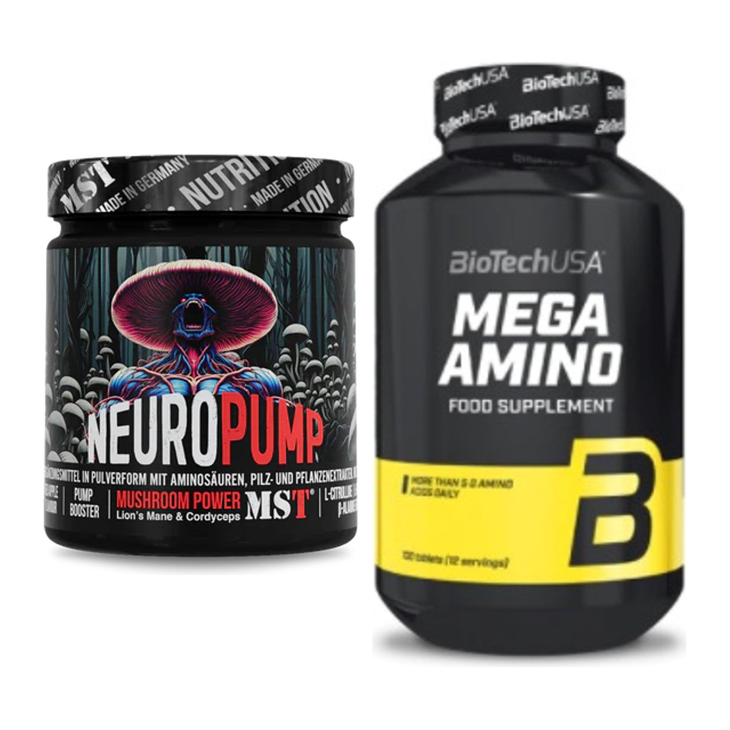Trainings-Set: MST NeuroPump + BioTech Mega Amino – alle enthaltenen Artikel