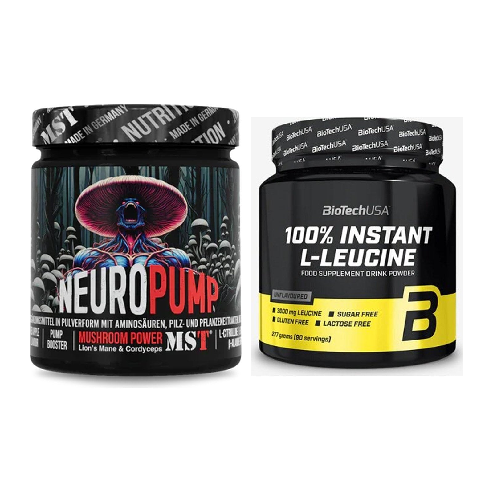 Trainings-Set: MST NeuroPump 270g (Red + BioTech 100% Instant – alle enthaltenen Artikel