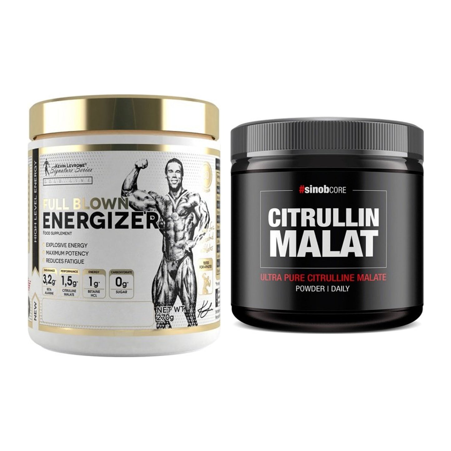 Trainings-Set: Kevin Levrone Full Blown + Sinob Core L-Citrullin – alle enthaltenen Artikel