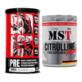 Trainings-Set: BAD ASS Pre + MST Citrulline Malat 500g – alle enthaltenen Artikel