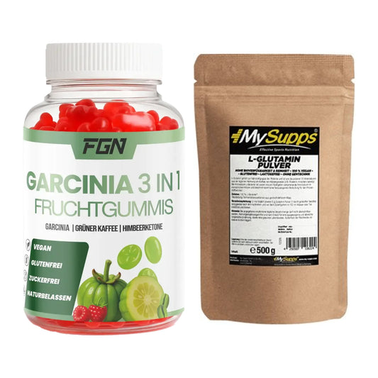 Trainings-Set: FGN Garcinia 60 Fruchtgummies + MySupps Glutamine – alle enthaltenen Artikel