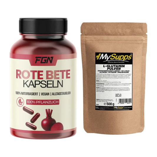 Trainings-Set: FGN Rote Beete + MySupps Glutamine – alle enthaltenen Artikel