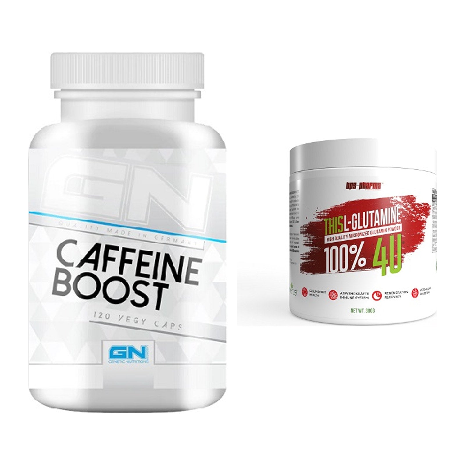 Trainings-Set: GN Caffein Boost + BPS-Pharma This Glutamin – alle enthaltenen Artikel