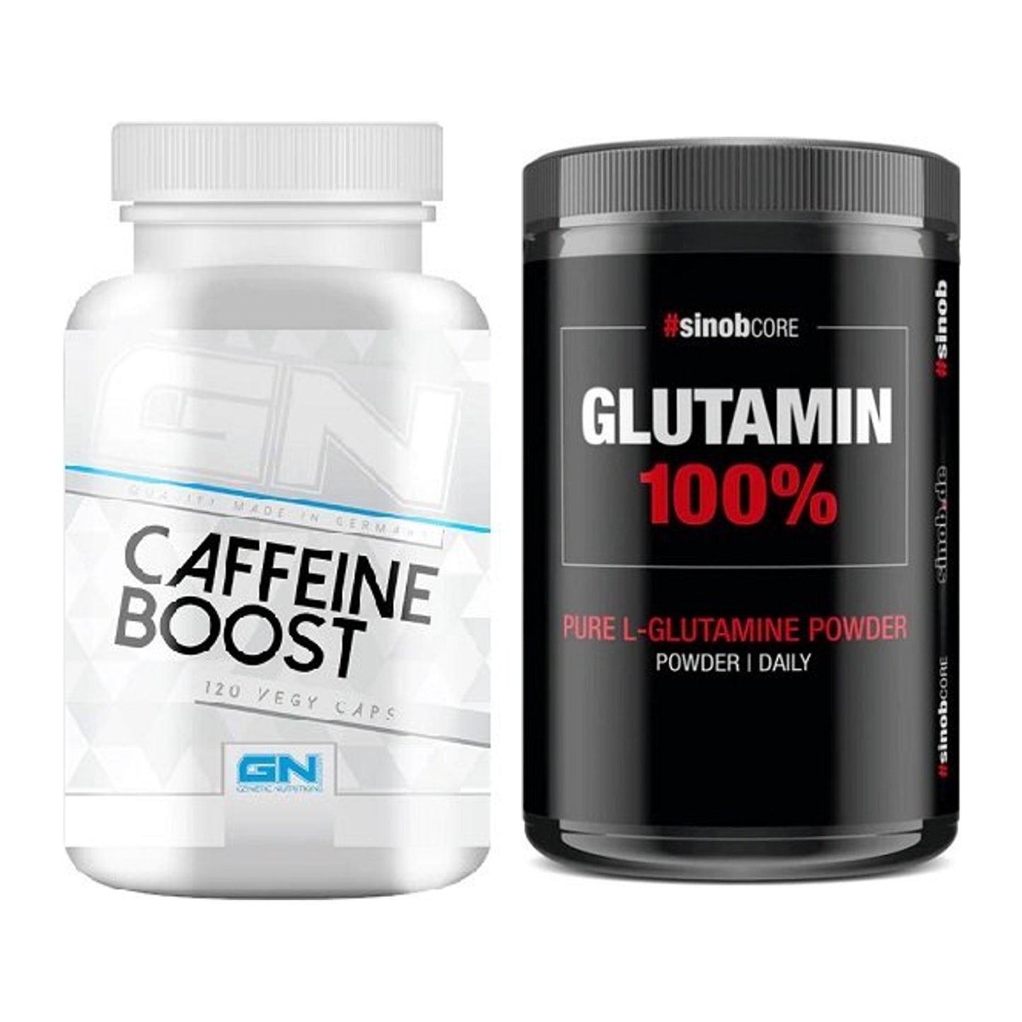 Trainings-Set: GN Caffein Boost + Sinob Core L-Glutamin – alle enthaltenen Artikel