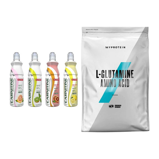 Trainings-Set: Nutrend Activity L-Carnitine Drink + MyProtein Glutamin – alle enthaltenen Artikel