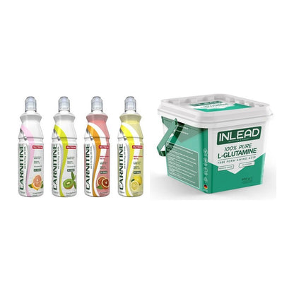 Trainings-Set: Nutrend Activity L-Carnitine Drink + INLEAD L-Glutamine – alle enthaltenen Artikel