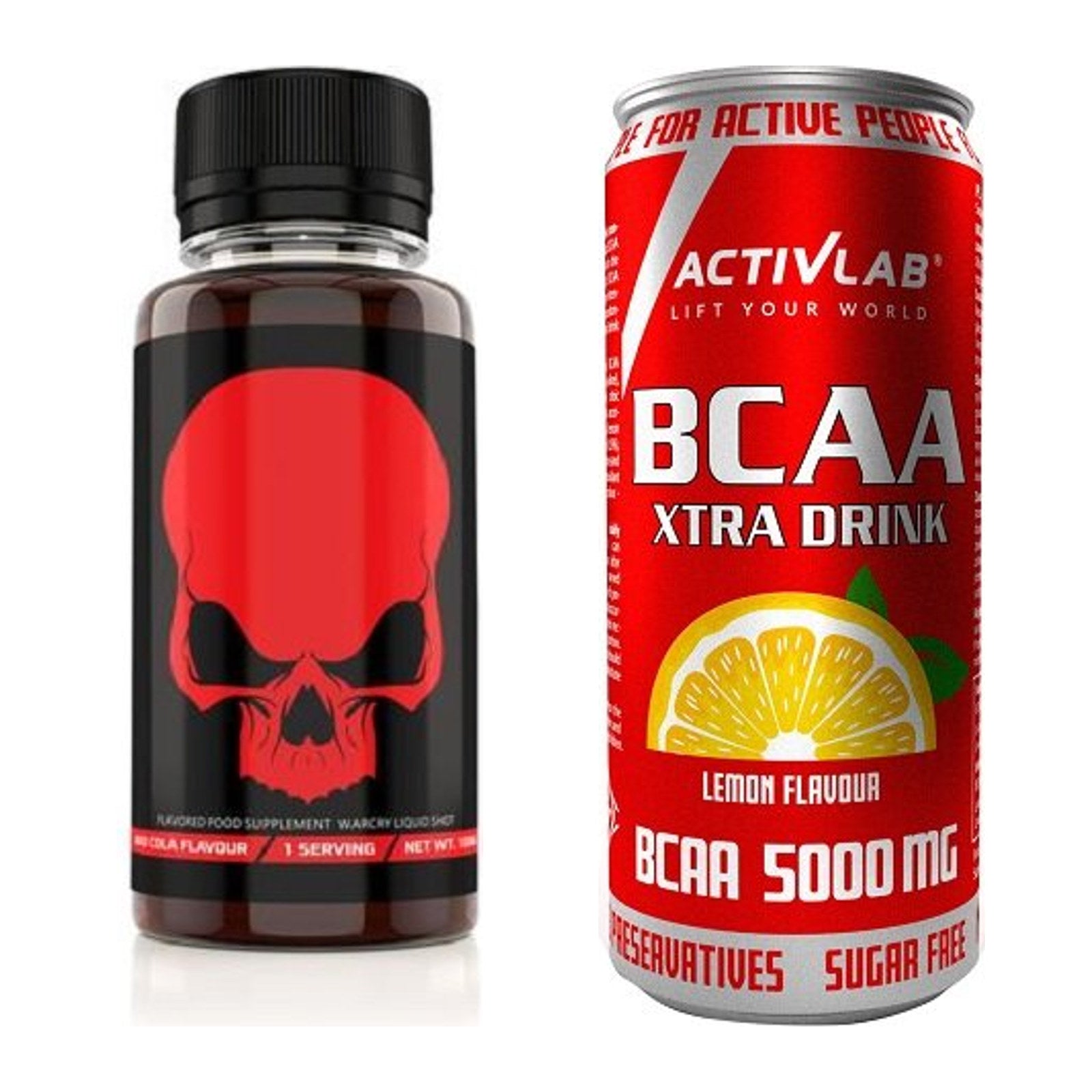 Trainings-Set: Genius Nutrition Warcry + Activlab BCAA Xtra Drink – alle enthaltenen Artikel
