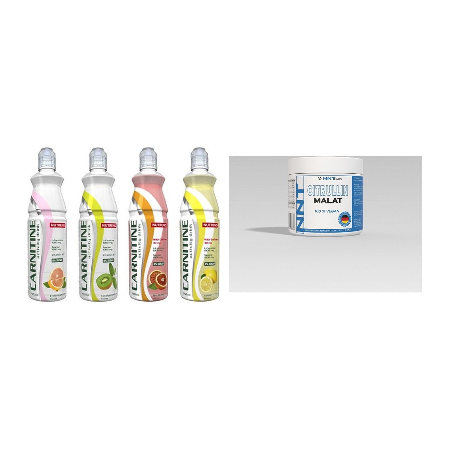Trainings-Set: Nutrend Activity L-Carnitine Drink + NNT Citrullin – alle enthaltenen Artikel
