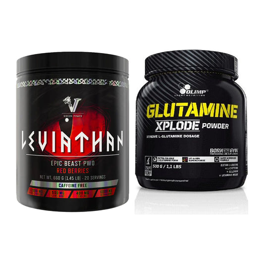 Trainings-Set: Viking Power Leviathan + Olimp L-Glutamine Xplode – alle enthaltenen Artikel