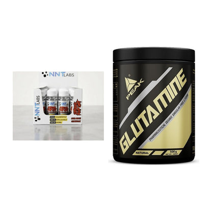 Trainings-Set: NNT Extreme Pump Shot + Peak Glutamin – alle enthaltenen Artikel