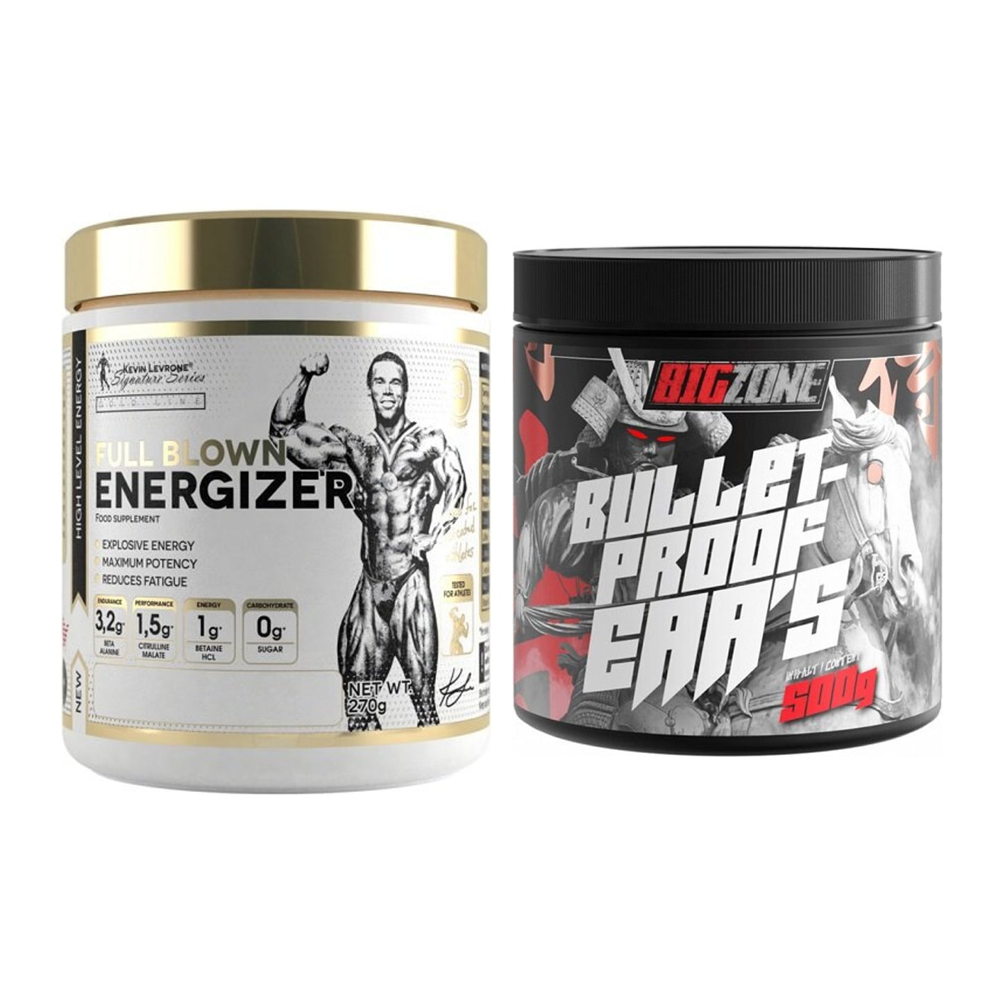 Trainings-Set: Kevin Levrone Full Blown + Big Zone Bulletproof EAA's – alle enthaltenen Artikel
