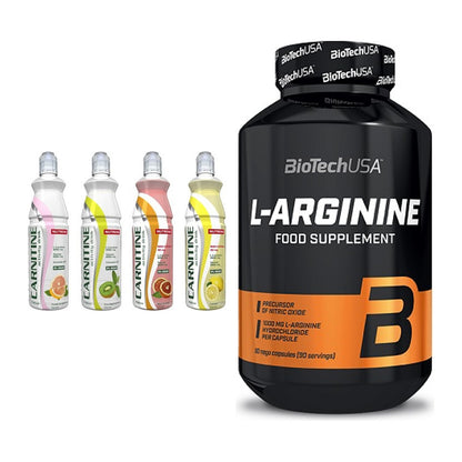 Trainings-Set: Nutrend Activity L-Carnitine Drink + BioTech L-Arginine – alle enthaltenen Artikel