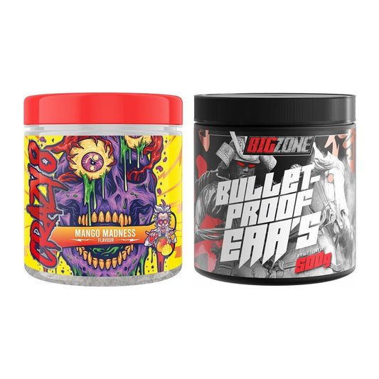 Trainings-Set: Swedish Supplements Crazy + Big Zone Bulletproof EAA's – alle enthaltenen Artikel