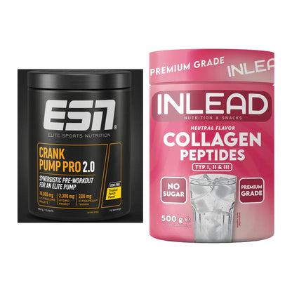 Trainings-Set: ESN Crank Pump Pro 2.0 + INLEAD Collagen Peptides – alle enthaltenen Artikel