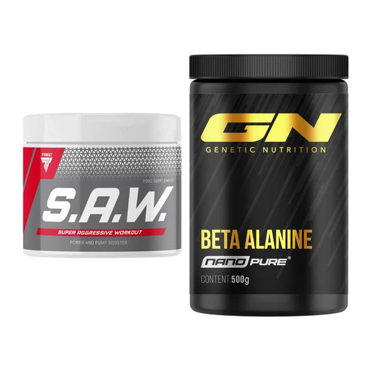 Trainings-Set: Trec Nutrition SAW Booster + GN Nano Beta Alanine – alle enthaltenen Artikel