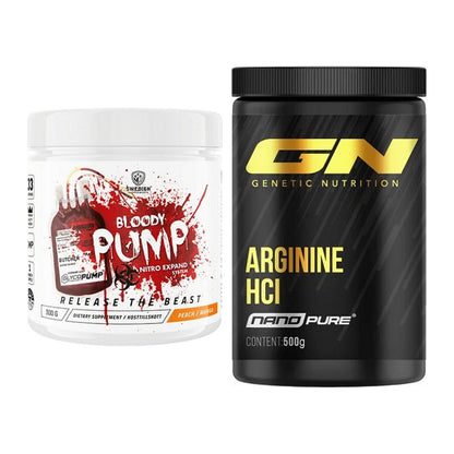 Trainings-Set: Swedish Supplements Bloody + GN Arginine HCL Nano Pure – alle enthaltenen Artikel