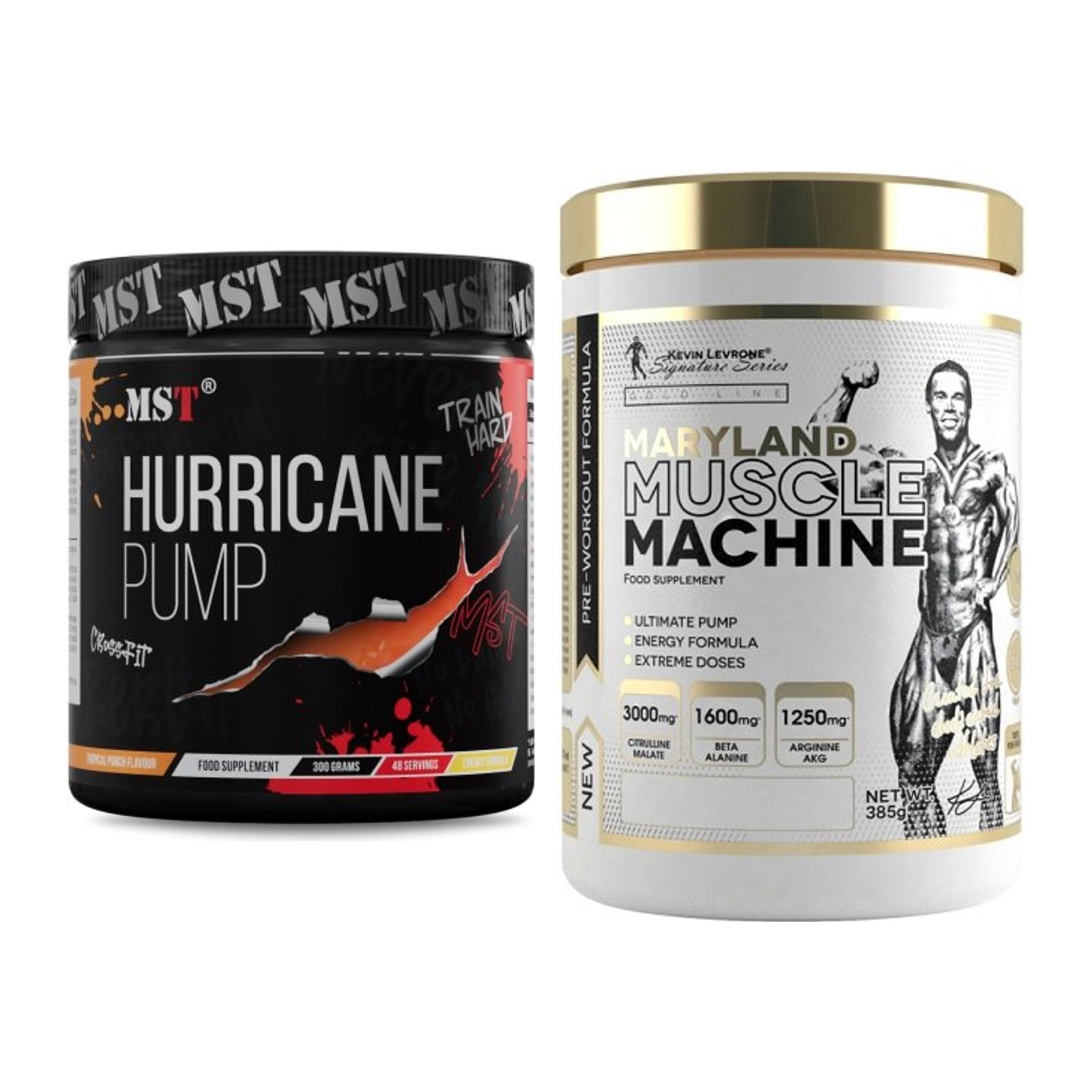 Trainings-Set: MST Hurricane Pump + Kevin Levrone Maryland Muscle – alle enthaltenen Artikel