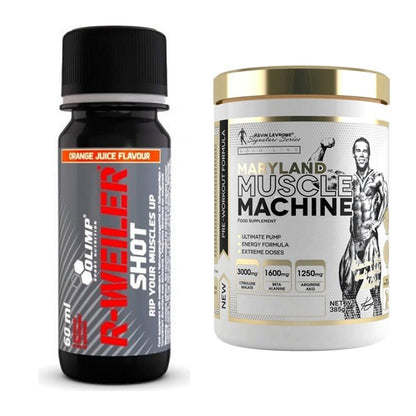 Trainings-Set: Olimp R-Weiler Shot + Kevin Levrone Maryland Muscle – alle enthaltenen Artikel