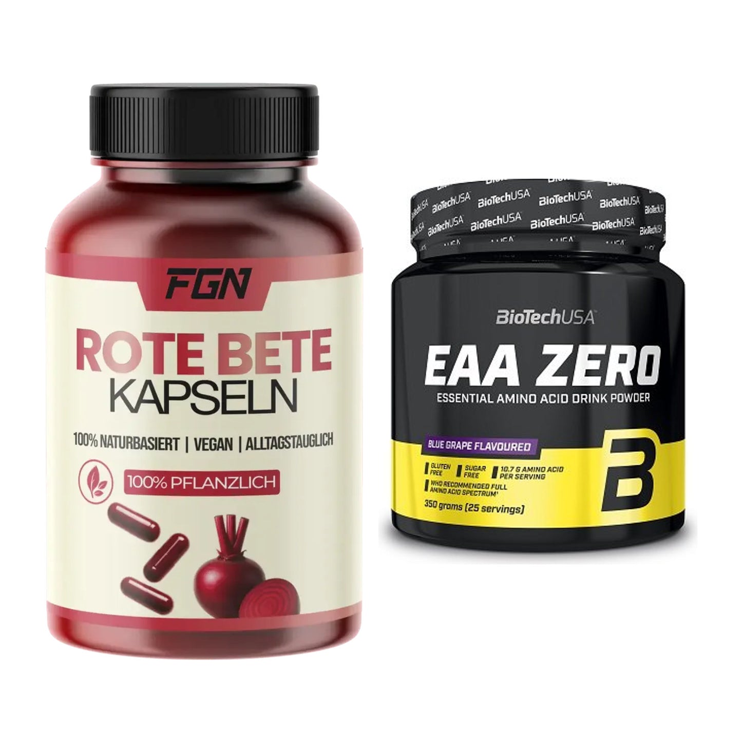 Trainings-Set: FGN Rote Beete + BioTech EAA Zero – alle enthaltenen Artikel