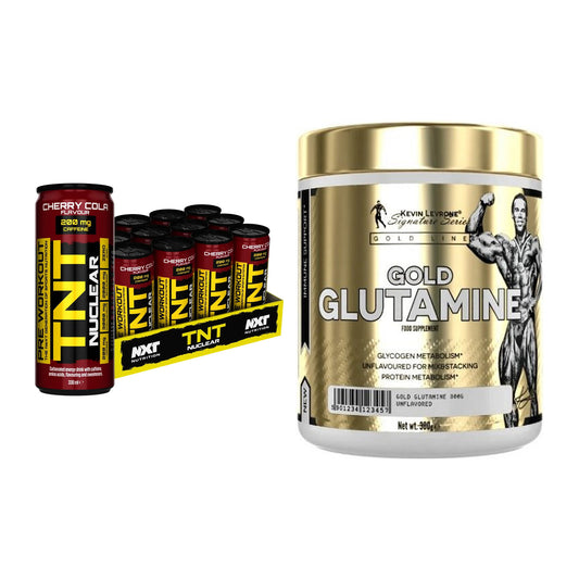 Trainings-Set: NXT Nutrition TNT NUCLEAR + Kevin Levrone GOLD – alle enthaltenen Artikel