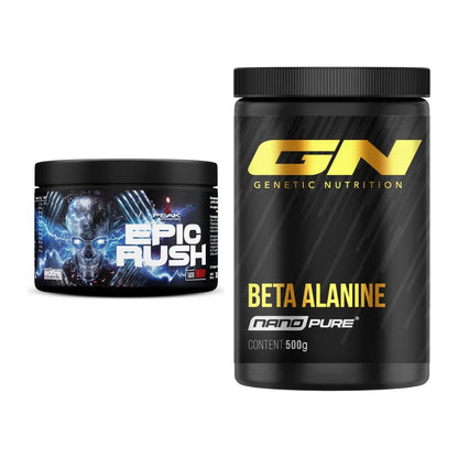 Trainings-Set: Peak Epic Rush + GN Nano Beta Alanine – alle enthaltenen Artikel