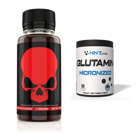 Trainings-Set: Genius Nutrition Warcry Liquid + NNT Glutamin – alle enthaltenen Artikel
