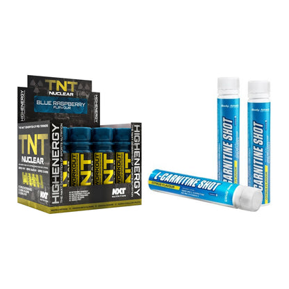 Trainings-Set: NXT Nutrition TNT Nuclear + Body Attack L-Carnitine – alle enthaltenen Artikel