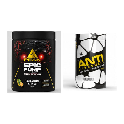 Trainings-Set: Peak Epic Pump Stim + FA Nutrition Anticatabolix – alle enthaltenen Artikel