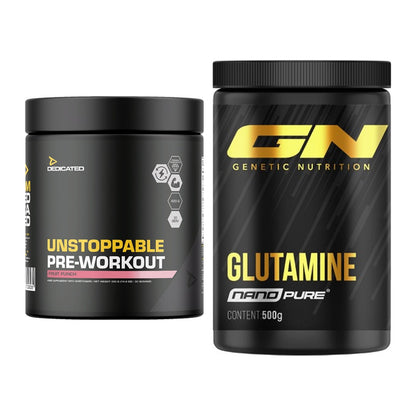 Trainings-Set: Dedicated Unstoppable + GN Nano Pure Glutamine – alle enthaltenen Artikel