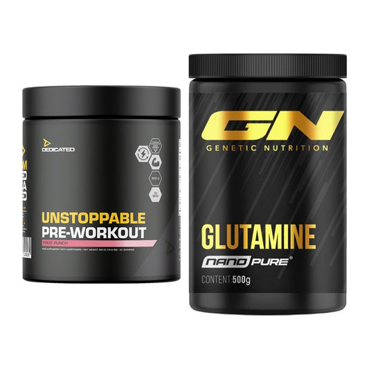 Trainings-Set: Dedicated Unstoppable + GN Nano Pure Glutamine – alle enthaltenen Artikel