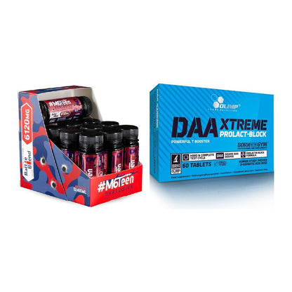 Trainings-Set: DY Nutrition M6Teen Prewokrout + Olimp DAA Xtreme – alle enthaltenen Artikel