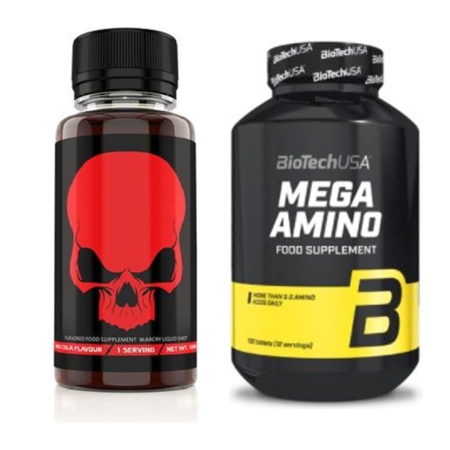 Trainings-Set: Genius Nutrition Warcry Liquid + BioTech Mega Amino – alle enthaltenen Artikel
