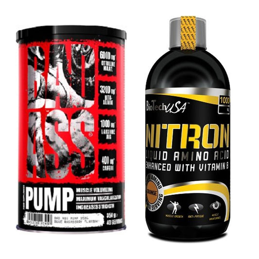 Trainings-Set: BAD ASS Pump + BioTech Liquid Amino – alle enthaltenen Artikel