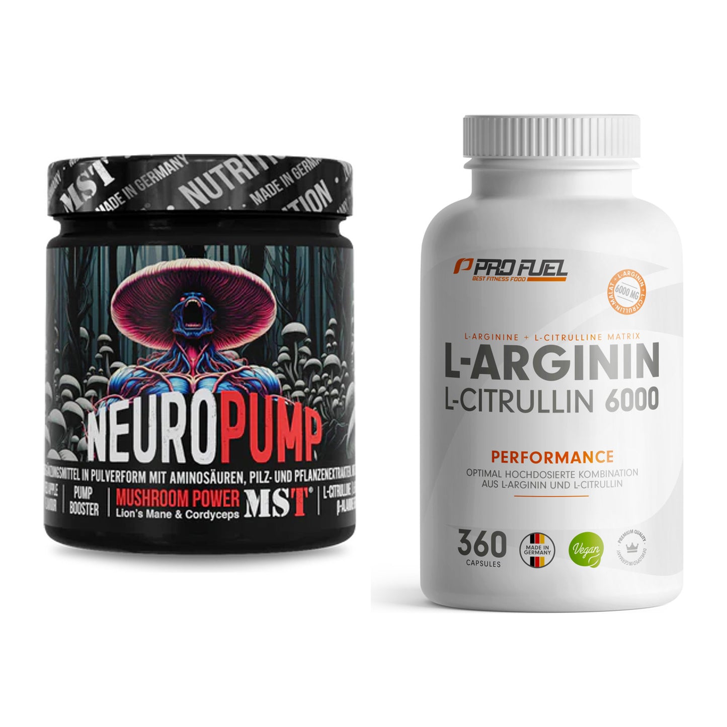 Trainings-Set: MST NeuroPump + ProFuel L-Arginin & L-Citrullin – alle enthaltenen Artikel