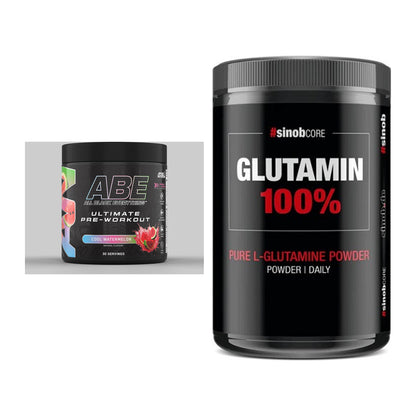 Trainings-Set: Applied Nutrition A.B.E + Sinob Core L-Glutamin – alle enthaltenen Artikel