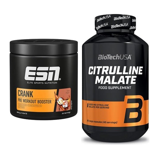 Tréninková sada: ESN Crank Booster + BioTech Citrulline Malate - všechny položky v ceně