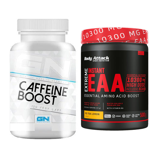 Trainings-Set: GN Caffein Boost + Body Attack Extreme Instant EAA – alle enthaltenen Artikel