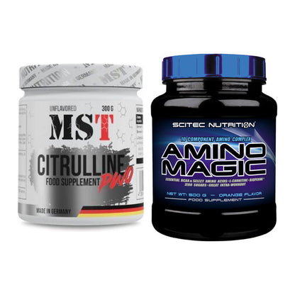 Trainings-Set: MST Citrulline Malat 300g + Scitec Amino Magic – alle enthaltenen Artikel