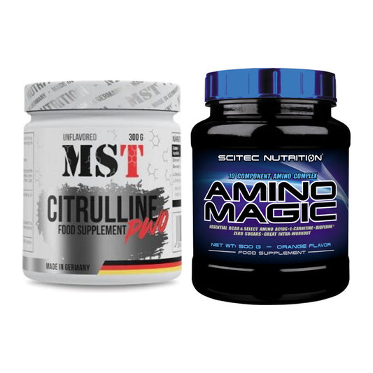 Trainings-Set: MST Citrulline Malat 300g + Scitec Amino Magic – alle enthaltenen Artikel