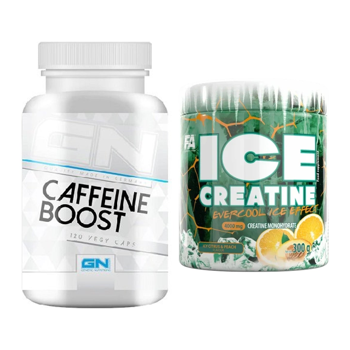 Trainings-Set: GN Caffein Boost + FA Nutrition ICE Creatine – alle enthaltenen Artikel