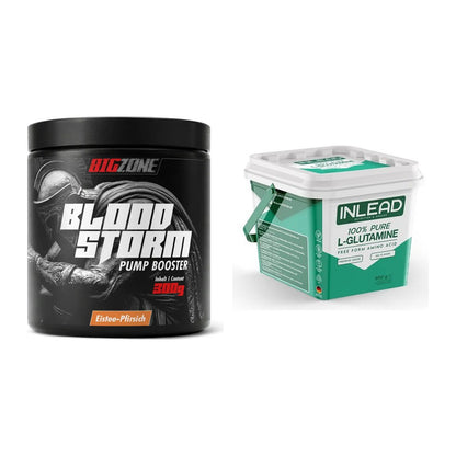 Trainings-Set: Big Zone Bloodstorm 2.0 + INLEAD L-Glutamine – alle enthaltenen Artikel