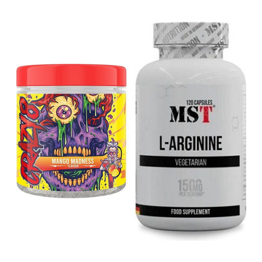 Trainings-Set: Swedish Supplements Crazy 8 + MST L-Arginine 120 Kaps. – alle enthaltenen Artikel