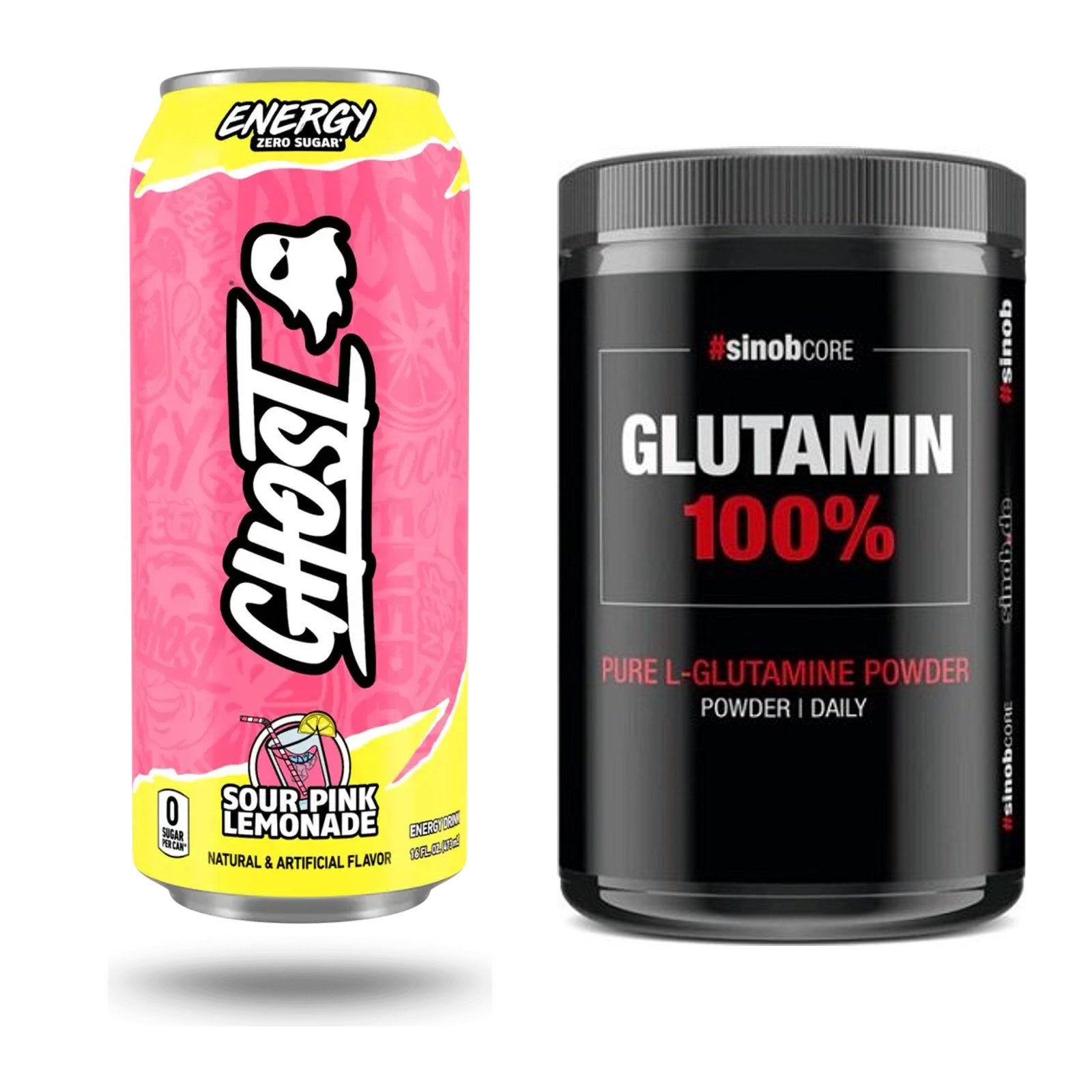Trainings-Set: Ghost Energy + Sinob Core L-Glutamin – alle enthaltenen Artikel