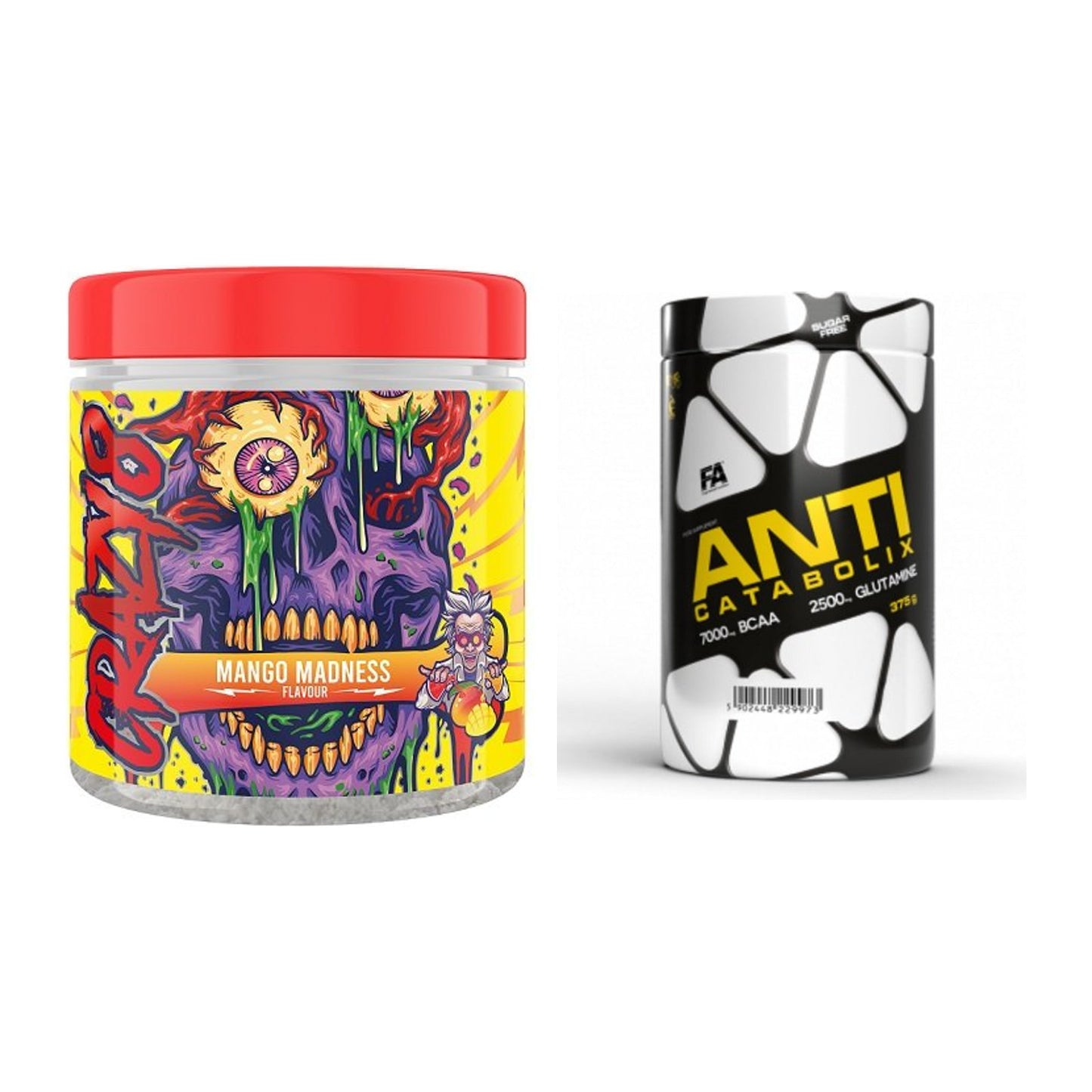 Trainings-Set: Swedish Supplements Crazy + FA Nutrition Anticatabolix – alle enthaltenen Artikel