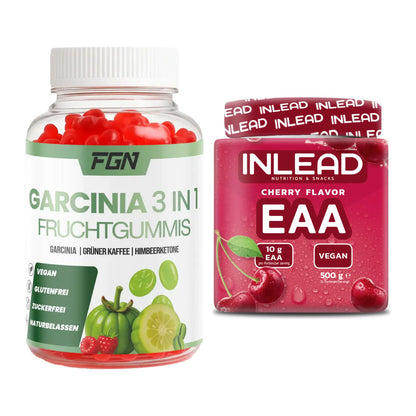 Trainings-Set: FGN Garcinia 60 Fruchtgummies + INLEAD EAA – alle enthaltenen Artikel